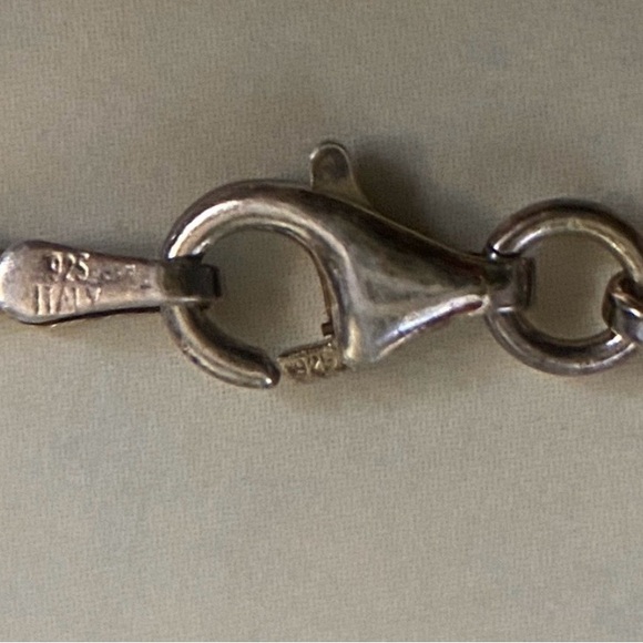 Vintage 14k gf/Sterling Natural .34ctw Diamond Cluster 18” Ladies Necklace. Nice - Picture 9 of 12